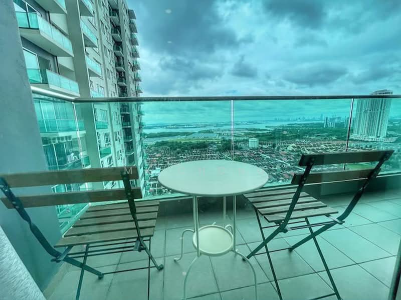 Service Residence for Sale at D'carlton (Residensi Seri Mega) - MK Chong - Balcony - PropertyGuru.com.my