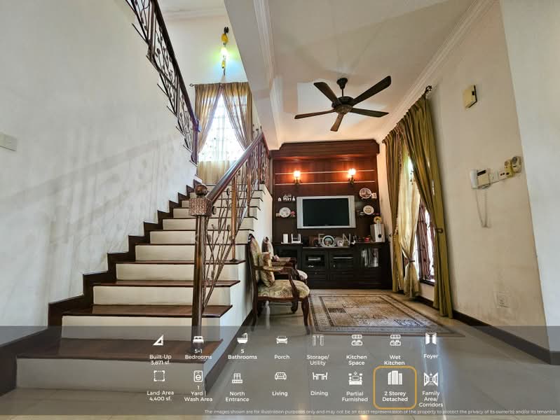 Bungalow for Sale in Kota Damansara (Selangor) - KS Chen - Living Room - PropertyGuru.com.my