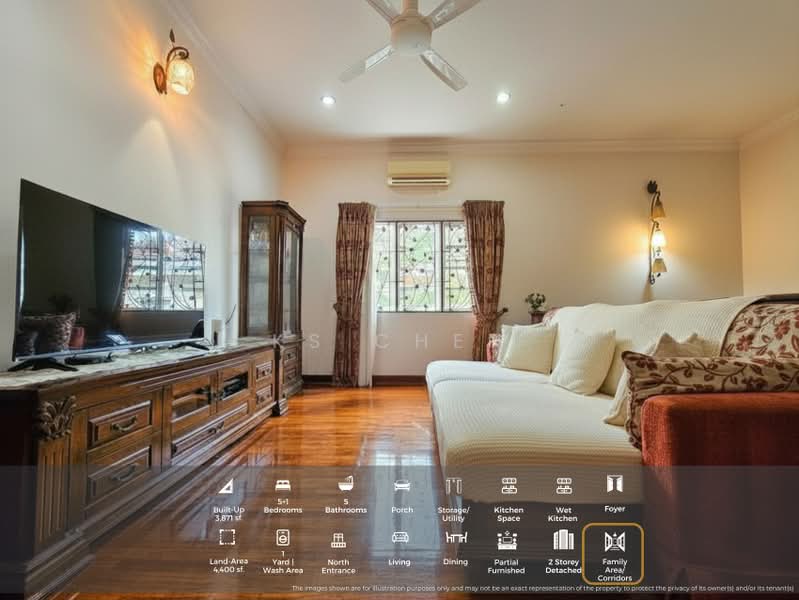Bungalow for Sale in Kota Damansara (Selangor) - KS Chen - Living Room - PropertyGuru.com.my
