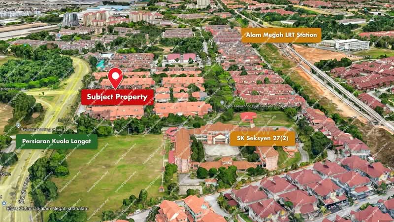 2-storey Terraced House for Sale in Laman Seri (Shah Alam) - Leslie Low - Exterior - PropertyGuru.com.my