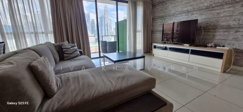 Servis Apartment untuk Disewa di Setia SKY Residences - Shiva Kharvaran - Living Room - PropertyGuru.com.my
