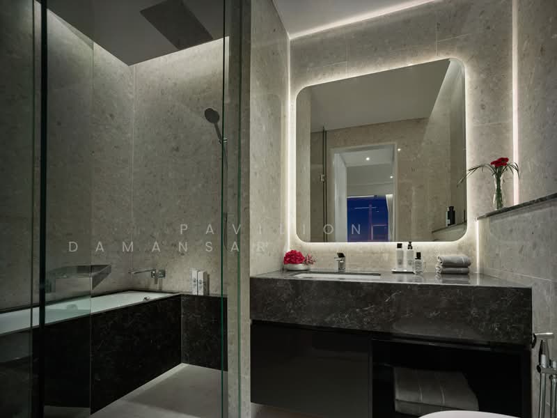 Servis Apartment untuk Dijual di Pavilion Damansara Heights, Windsor Suites - Official Pavilion Damansara Heights - Bathroom - PropertyGuru.com.my
