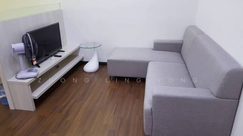 Servis Apartment untuk Disewa di Silk Sky - Zhong Ling Yong - Living Room - PropertyGuru.com.my