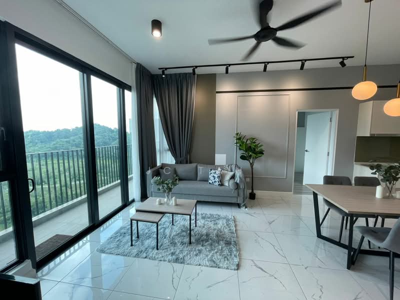 Service Residence for Rent at Cubic Botanical - JC Tan - Living Room - PropertyGuru.com.my