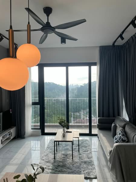 Service Residence for Rent at Cubic Botanical - JC Tan - Living Room - PropertyGuru.com.my