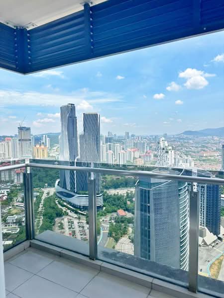 Service Residence for Rent at Met 1 Residences - Leonnie . - Balcony - PropertyGuru.com.my