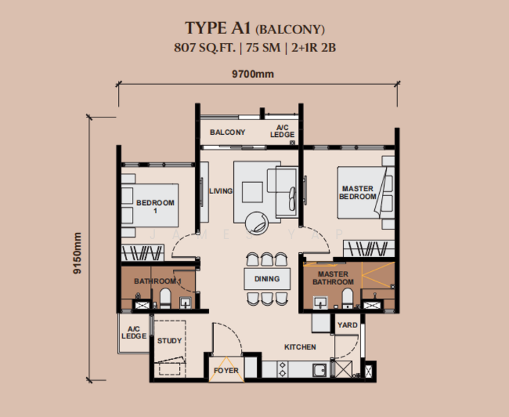 Service Residence for Sale at The Queenwoodz @ Bukit Jalil - James Yap - PropertyGuru.com.my