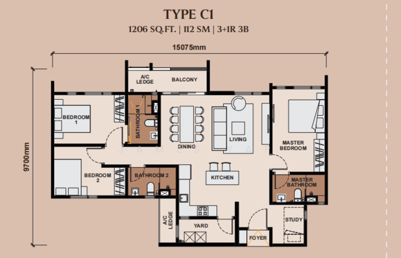 Service Residence for Sale at The Queenwoodz @ Bukit Jalil - James Yap - PropertyGuru.com.my