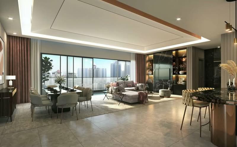 Service Residence for Sale at The Queenwoodz @ Bukit Jalil - James Yap - Living Room - PropertyGuru.com.my