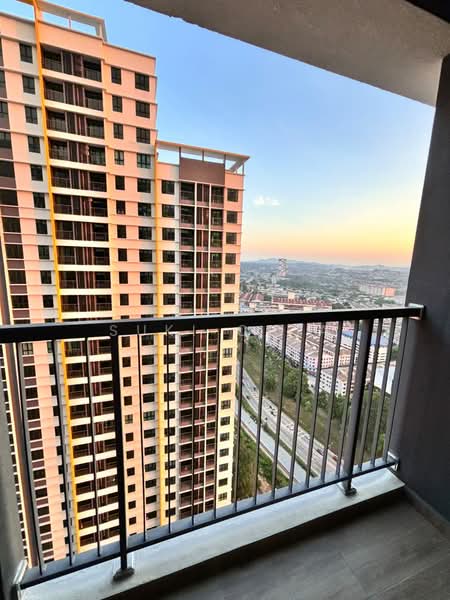 Service Residence for Rent at Parkland Residence - Suki Chia - Balcony - PropertyGuru.com.my