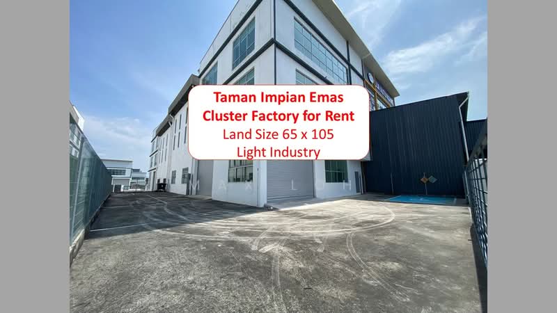 Kilang untuk Disewa di Taman Impian Emas (Skudai) - Max Loh - Exterior - PropertyGuru.com.my