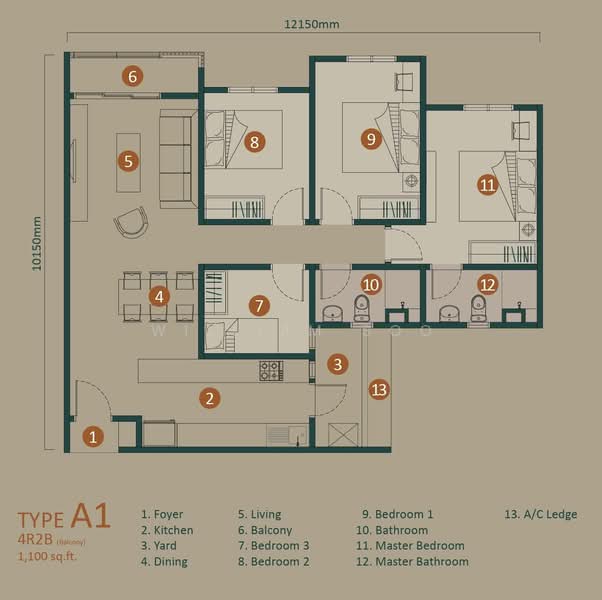 Servis Apartment untuk Disewa di D'Quince Residences - William Soo - PropertyGuru.com.my