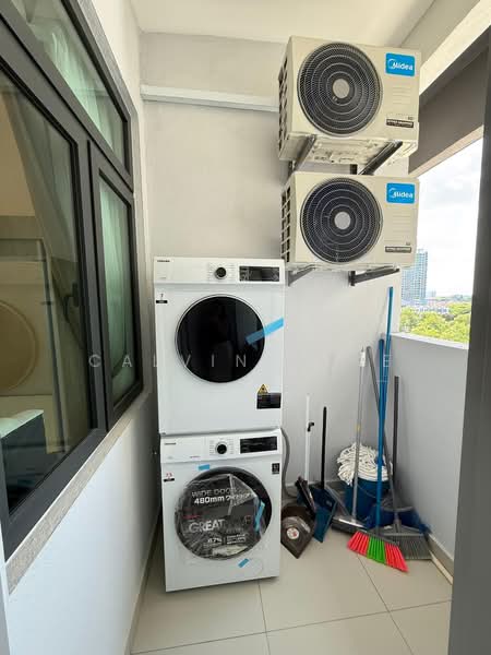 Apartment for Rent at D7 (D'Seven Lagoon Perdana) - Calvin Loke - Balcony - PropertyGuru.com.my