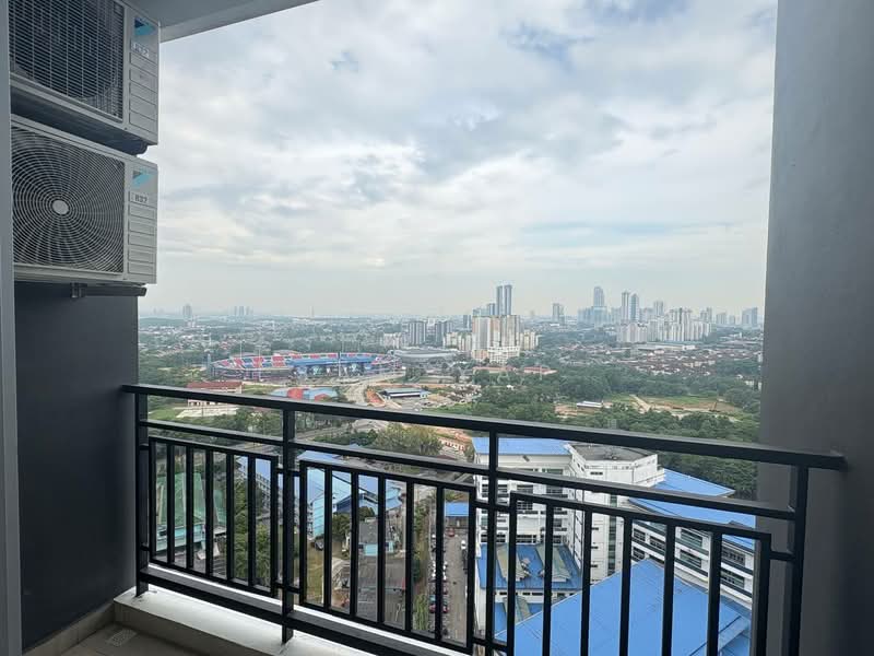 Servis Apartment untuk Disewa di One 49 Residence - Sam Yap - Balcony - PropertyGuru.com.my
