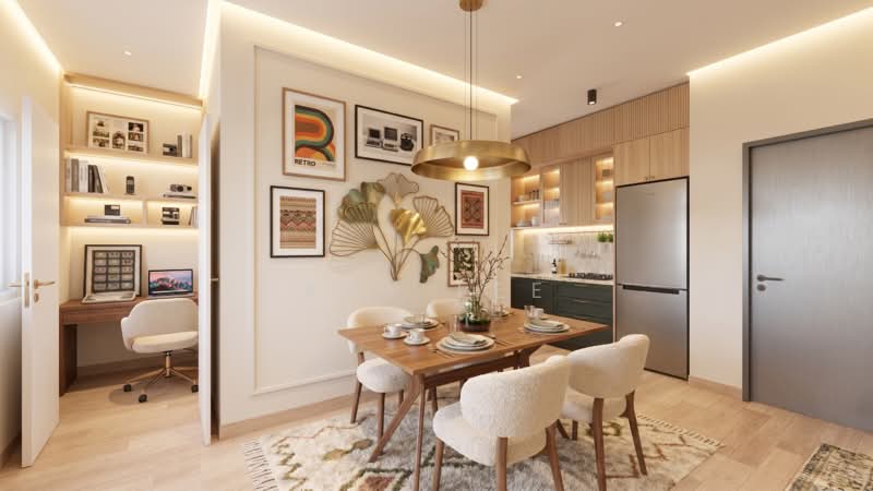 Servis Apartment untuk Dijual di EDUSENTRAL - Ray Lee - Dining Area - 660sqft - PropertyGuru.com.my