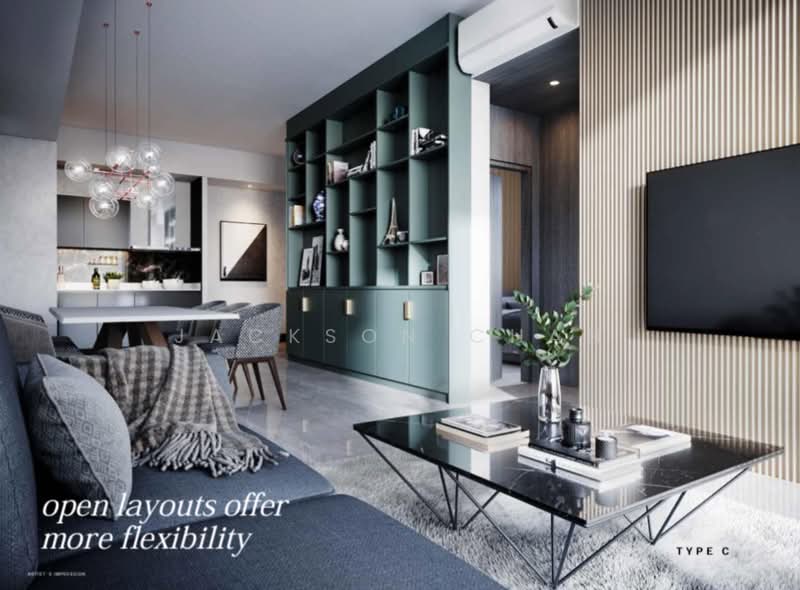 Service Residence for Sale at The Lantern Bangsar - Jackson Chan - Living Room - PropertyGuru.com.my