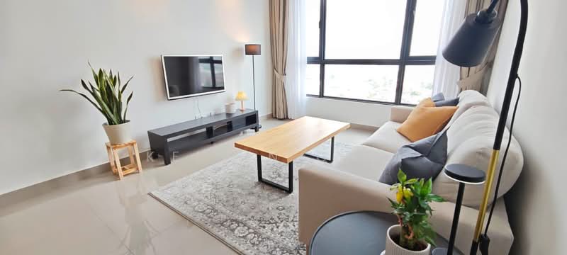 Service Residence for Rent at Residensi Ava @ Kiara Bay - Kelvin Chia - Living Room - PropertyGuru.com.my