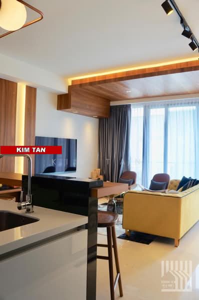 Kondominium untuk Disewa di Shorefront Residences - Kim Tan - Living Room - PropertyGuru.com.my