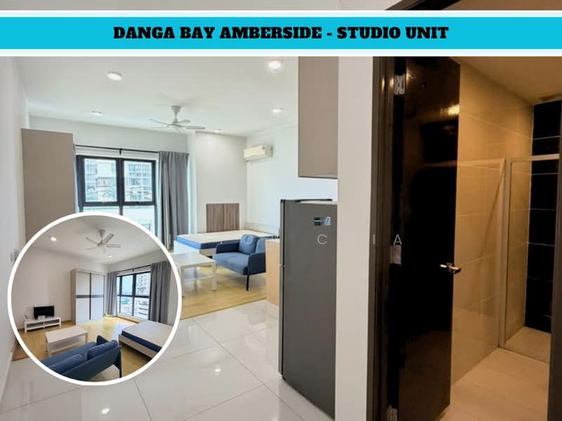 Condominium for Sale at Amberside @ Country Garden Danga Bay - Victor Chia - Living Room - PropertyGuru.com.my