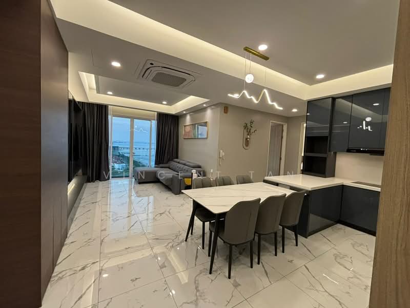 Condominium for Rent at QuayWest Residence - Vincent Tan - Living Room - PropertyGuru.com.my