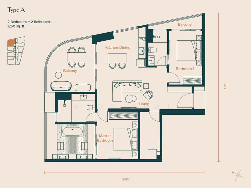 Service Residence for Rent at Skylon Residences - Andy Chai - PropertyGuru.com.my
