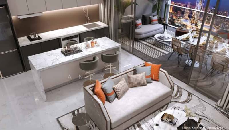 Service Residence for Rent at Skylon Residences - Andy Chai - Kitchen - PropertyGuru.com.my