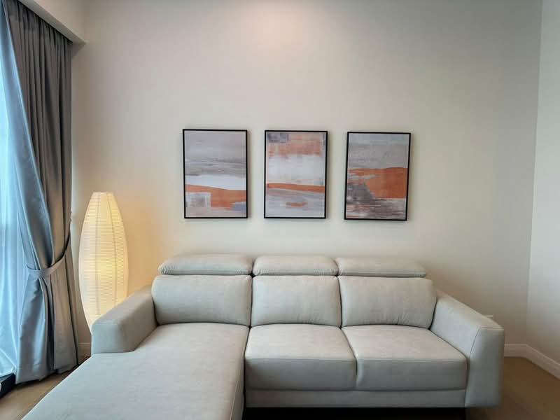 Service Residence for Rent at TRX Residences - Rex Tan - Living Room - PropertyGuru.com.my