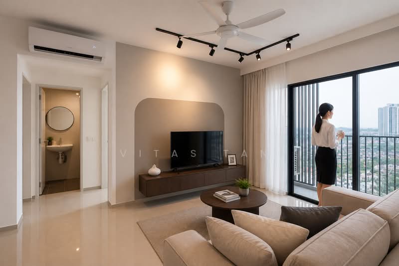 Service Residence for Rent at Hana @ Eco Ardence - Vitas Tan - Living Room - PropertyGuru.com.my