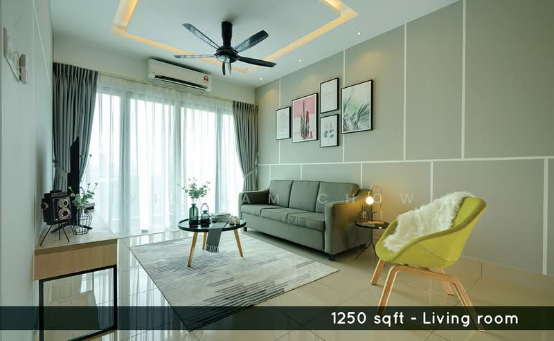 Servis Apartment untuk Dijual di One Residence - William Chow - Living Room - PropertyGuru.com.my