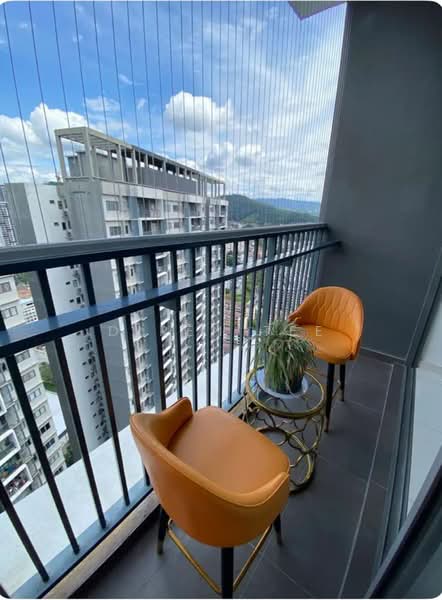 Service Residence for Sale at Seasons Garden Residences - Diren Tee - Balcony - PropertyGuru.com.my