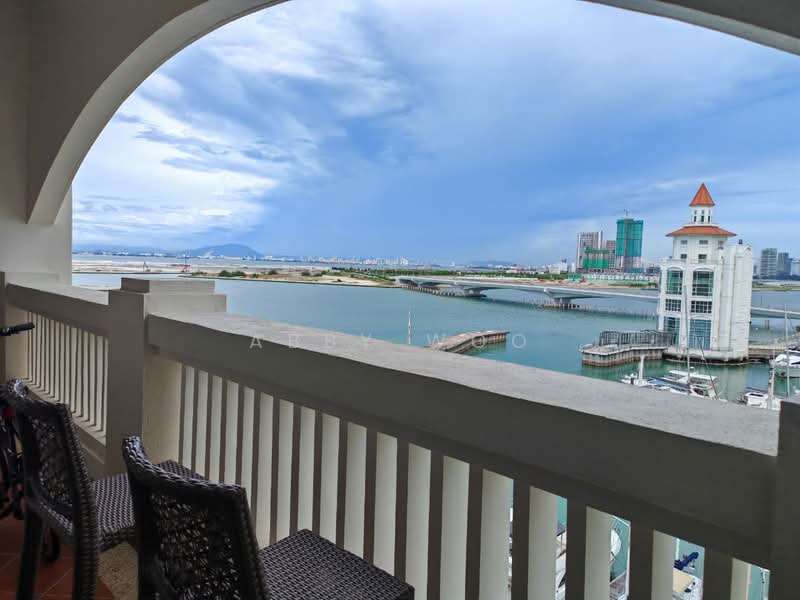 Service Residence for Rent at Straits Quay (The Suites at Waterside) - Abby Woo - Balcony - PropertyGuru.com.my