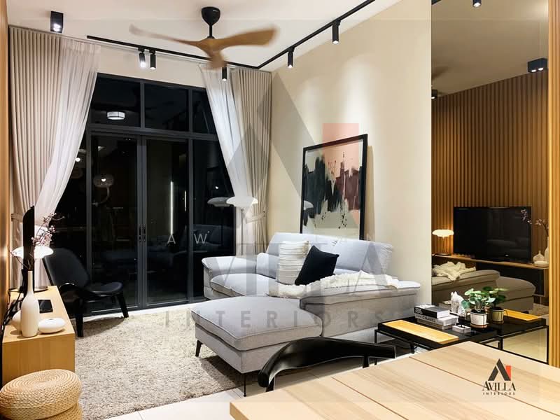 Service Residence for Rent at Lexa Residence @ The Quartz WM - Aw Qi Fan - Living Room - PropertyGuru.com.my