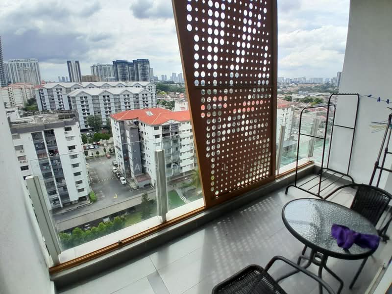 Kondominium untuk Disewa di Arte Condominium - Jason LJS - Balcony - PropertyGuru.com.my