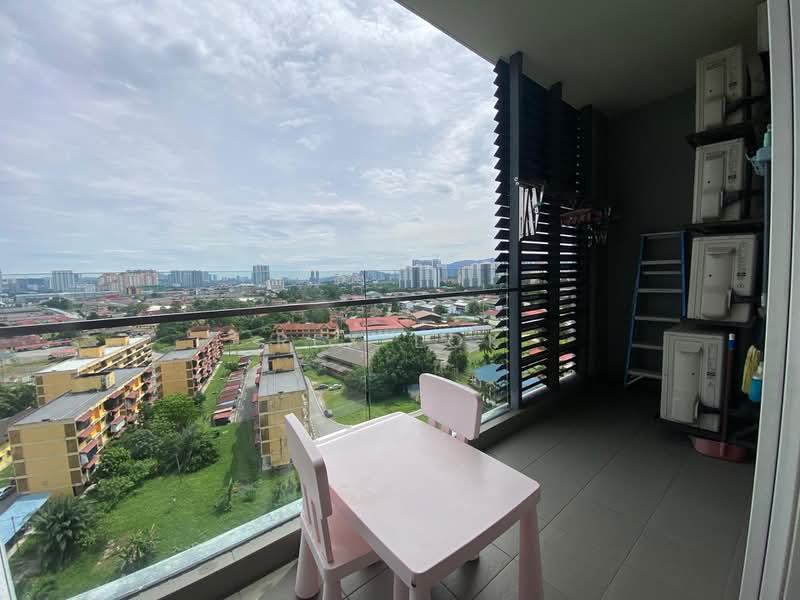 Service Residence for Rent at Sentul Point - Rex Lok - Balcony - PropertyGuru.com.my