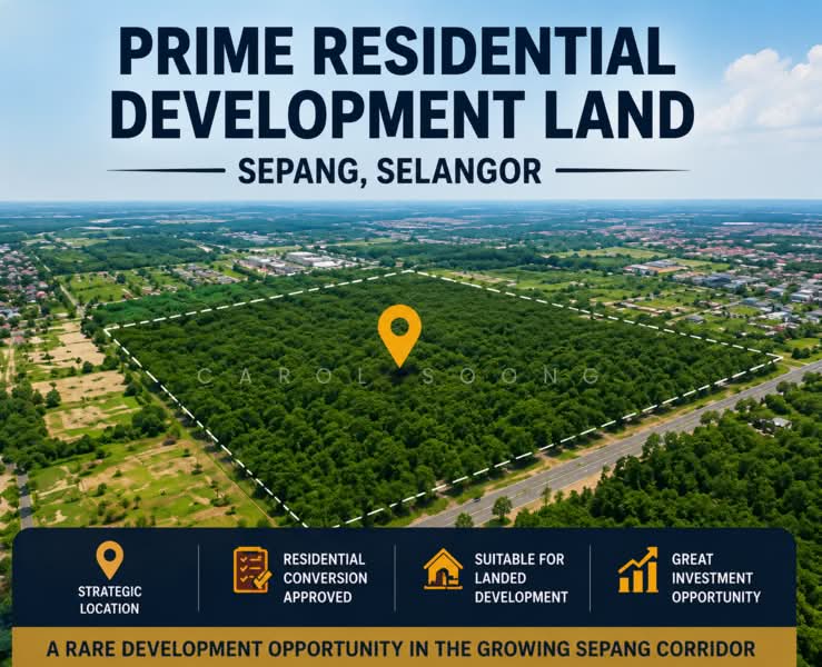 Tanah Kediaman untuk Dijual di Sepang (Selangor) - Carol Soong - PropertyGuru.com.my