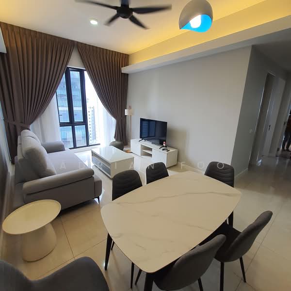 Service Residence for Rent at The Sentral Suites - Adrian Foo - Living Room - PropertyGuru.com.my