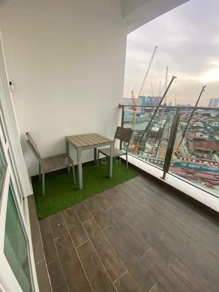 Service Residence for Rent at TriTower Residence @ Johor Bahru Sentral - SJ CHAN - Balcony - PropertyGuru.com.my