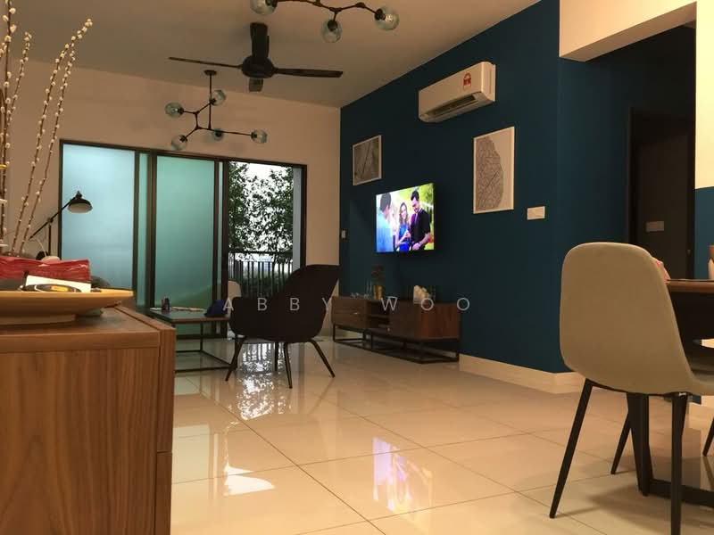 Servis Apartment untuk Disewa di Emira Residence - Abby Woo - Living Room - PropertyGuru.com.my