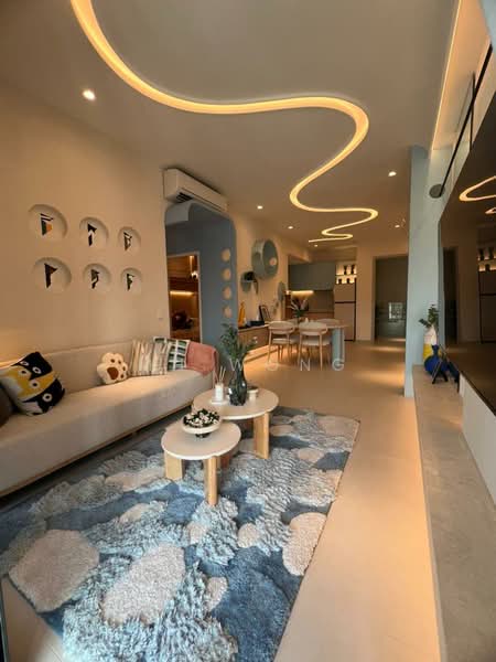Servis Apartment untuk Dijual di Stellaris @ Riana Dutamas - MH Wong - Living Room - PropertyGuru.com.my