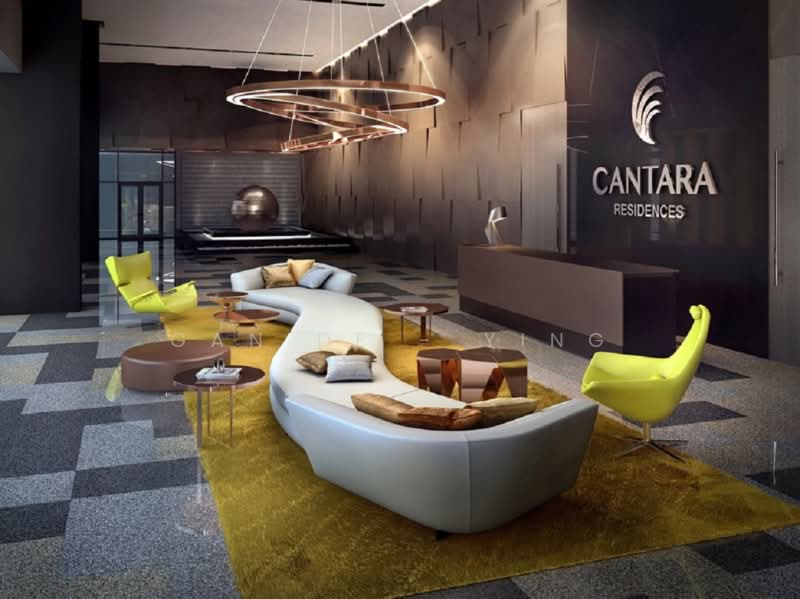 Service Residence for Sale at Cantara Residences - Gan De - Ying - Lobby - PropertyGuru.com.my