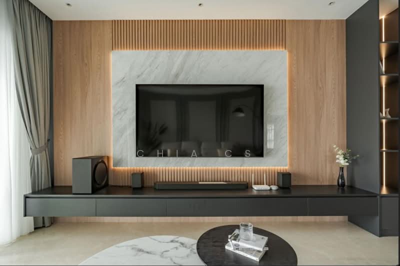 Servis Apartment untuk Dijual di Lumi Tropicana - Chia Cs - Living Room - PropertyGuru.com.my