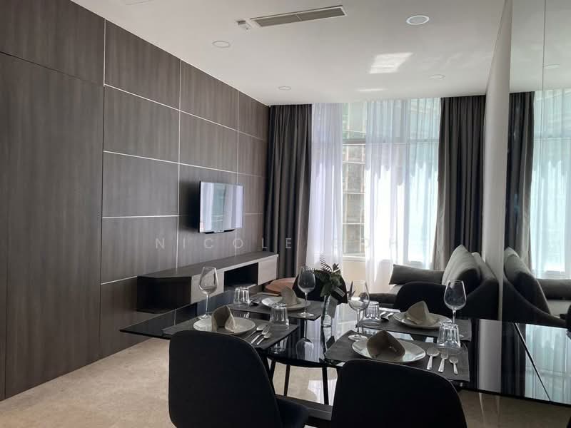 Service Residence for Sale at Sky Suites @ KLCC - Nicole Goh - Living Room - PropertyGuru.com.my