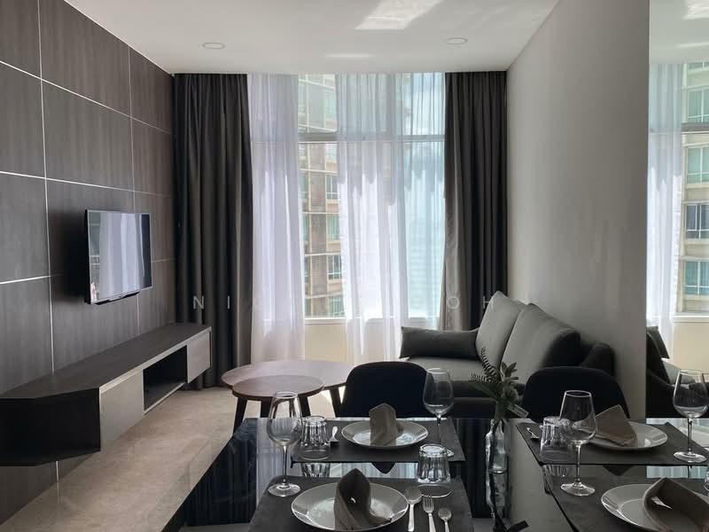 Service Residence for Sale at Sky Suites @ KLCC - Nicole Goh - Living Room - PropertyGuru.com.my