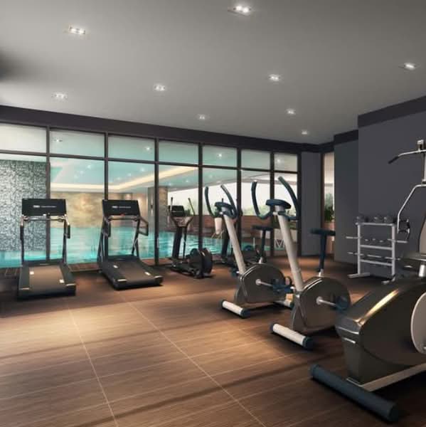 Service Residence for Rent at Zentro Residences Serviced Apartment - Yen Lim - Gym - PropertyGuru.com.my