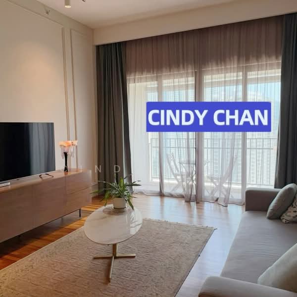 Service Residence for Rent at Straits Residences - Cindy Chan - Living Room - PropertyGuru.com.my