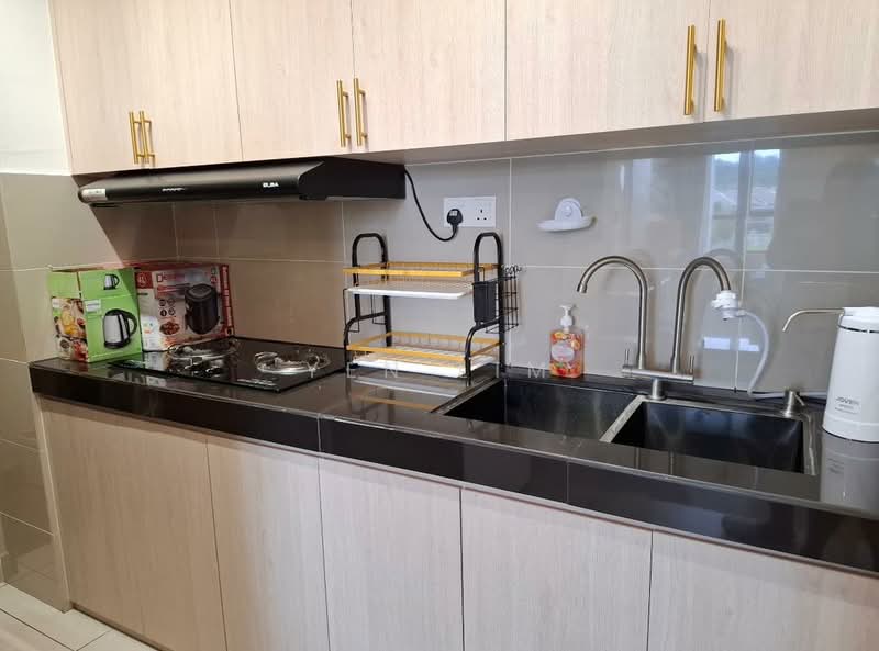 Service Residence for Rent at Zentro Residences Serviced Apartment - Yen Lim - Kitchen - PropertyGuru.com.my