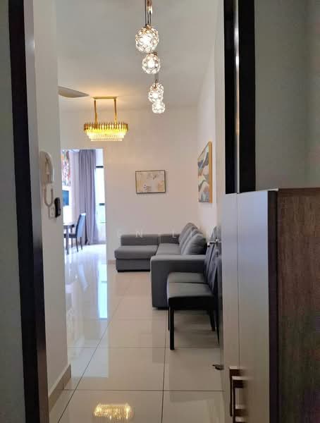 Service Residence for Rent at Zentro Residences Serviced Apartment - Yen Lim - Living Room - PropertyGuru.com.my
