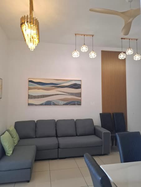 Service Residence for Rent at Zentro Residences Serviced Apartment - Yen Lim - Living Room - PropertyGuru.com.my