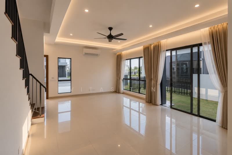 Semi-Detached House for Rent in Eco Ardence (Setia Alam) - Vitas Tan - Living Room - PropertyGuru.com.my