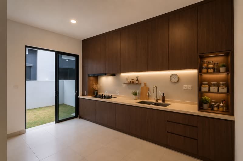 Semi-Detached House for Rent in Eco Ardence (Setia Alam) - Vitas Tan - Kitchen - PropertyGuru.com.my